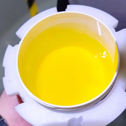 The effect of the mixed and degassed silicone rubber and pigment by using planetary vacuum defoaming mixer