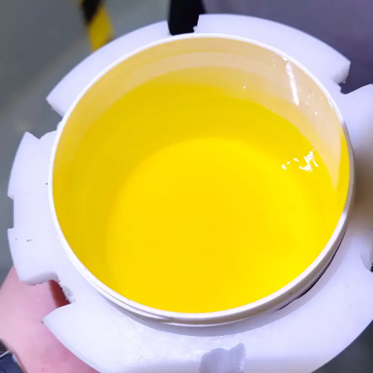 The effect of the mixed and degassed silicone rubber and pigment by using planetary vacuum defoaming mixer